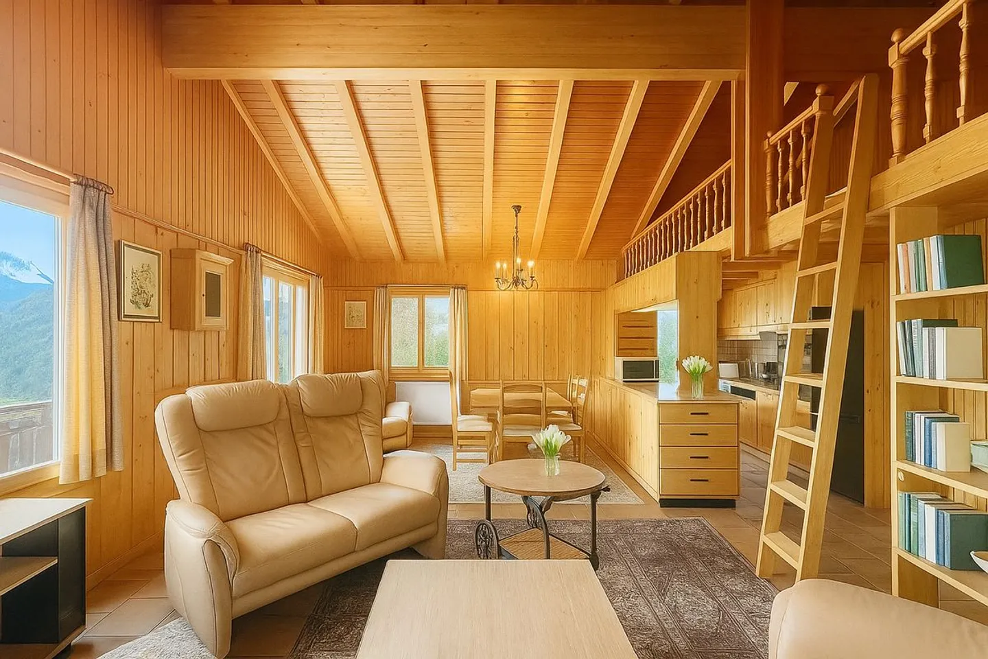 CHALET À VERBIER AVEC UNE VUE À COUPER LE SOUFFLE - Photo 4 sur 13