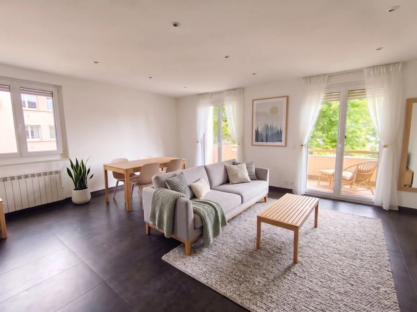 Duplex de 4,5 pièces au rez supèrieur et dernier étage - volumes, calme et verdure - Foto 4 di 8