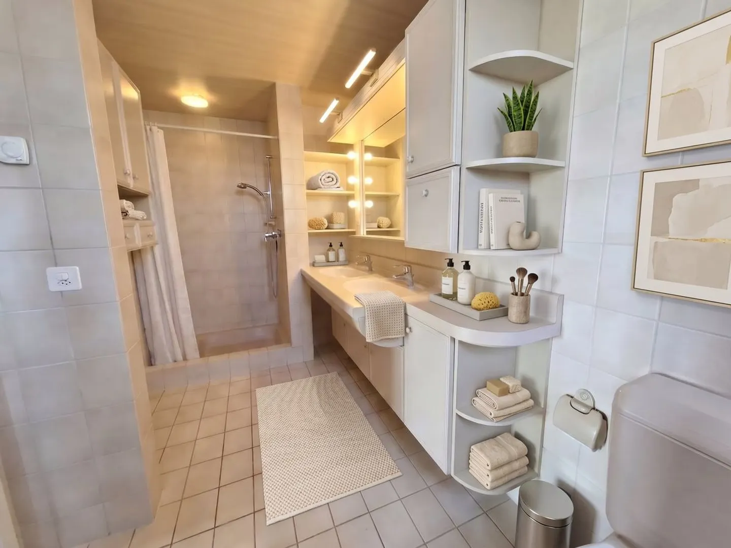 Spacious 3.5-room maisonette apartment with fireplace and private balcony - Photo 6 of 13