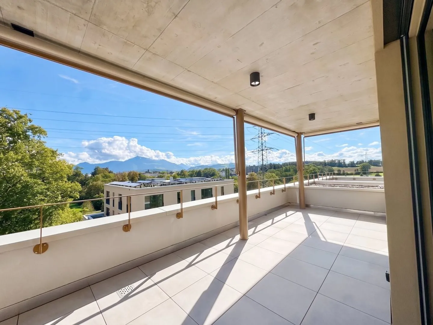 First occupancy, exclusive penthouse apartment with a view in Cham - Photo 1 of 9