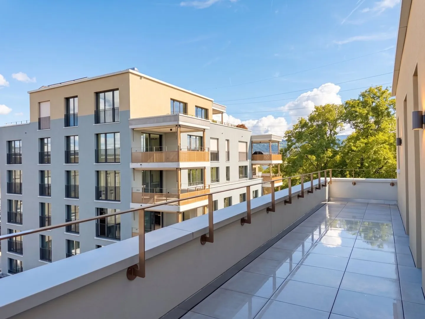 First occupancy, exclusive penthouse apartment with a view in Cham - Photo 3 of 9