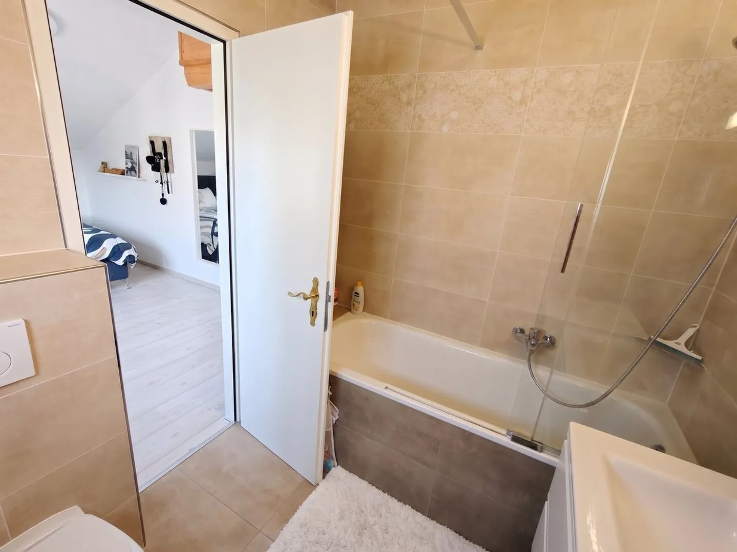 4.5-room duplex on the upper ground floor and top floor - spacious, quiet, and green - Photo 12 of 13