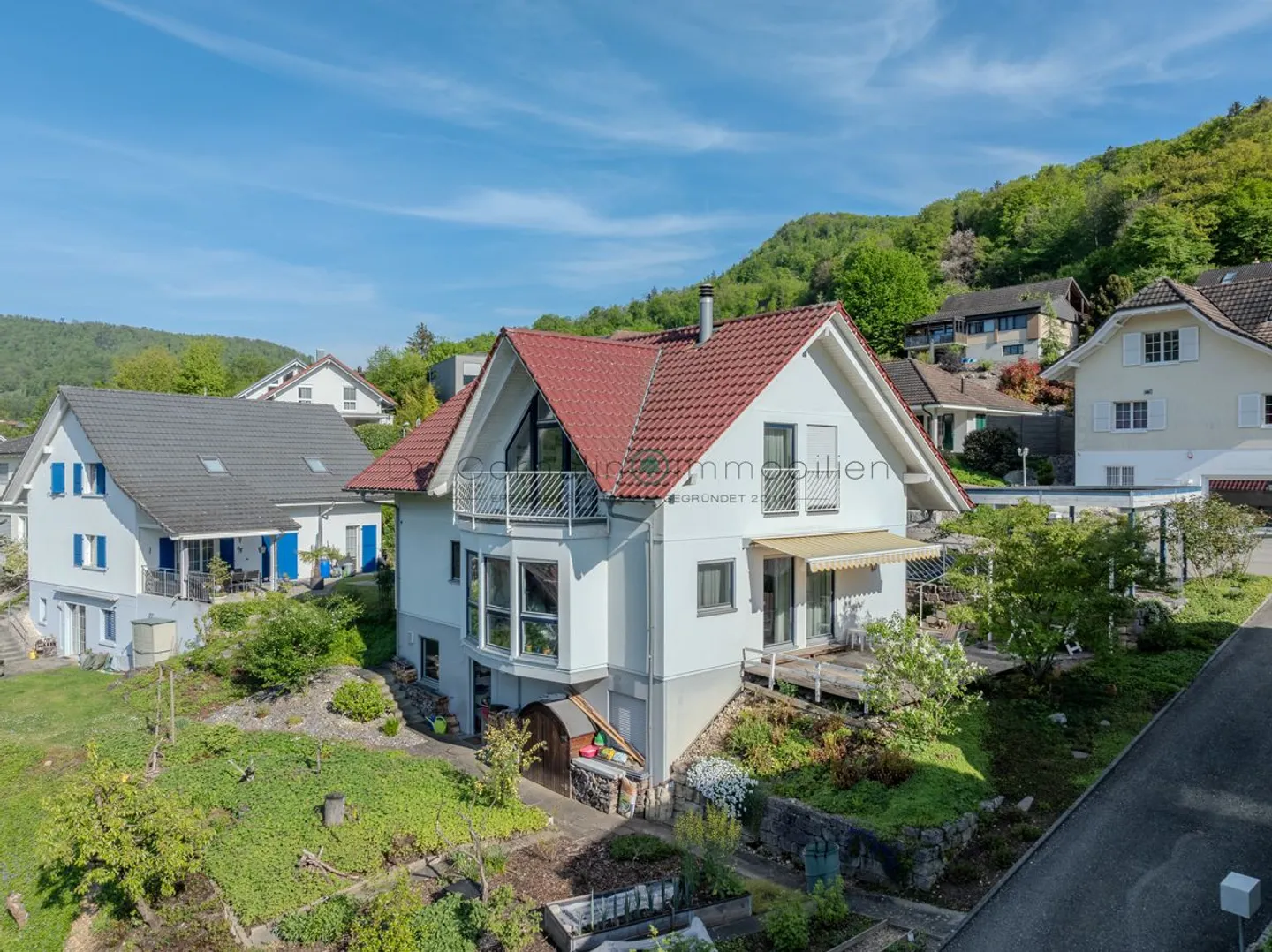 Wohnen im Grünen - Stadtnah - Freistehendes 6.5-Zimmer-Einfamilienhaus, Minergie, Ruhe &amp; Aussicht - Foto 3 von 13