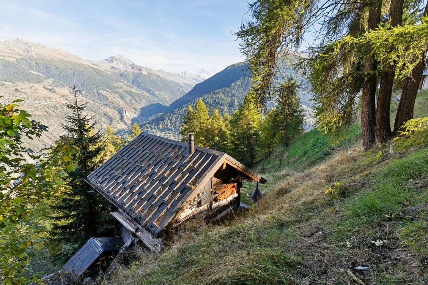 Authentisches Chalet mit Blick auf die Dent Blanche, im Herzen der Natur - Foto 6 von 10