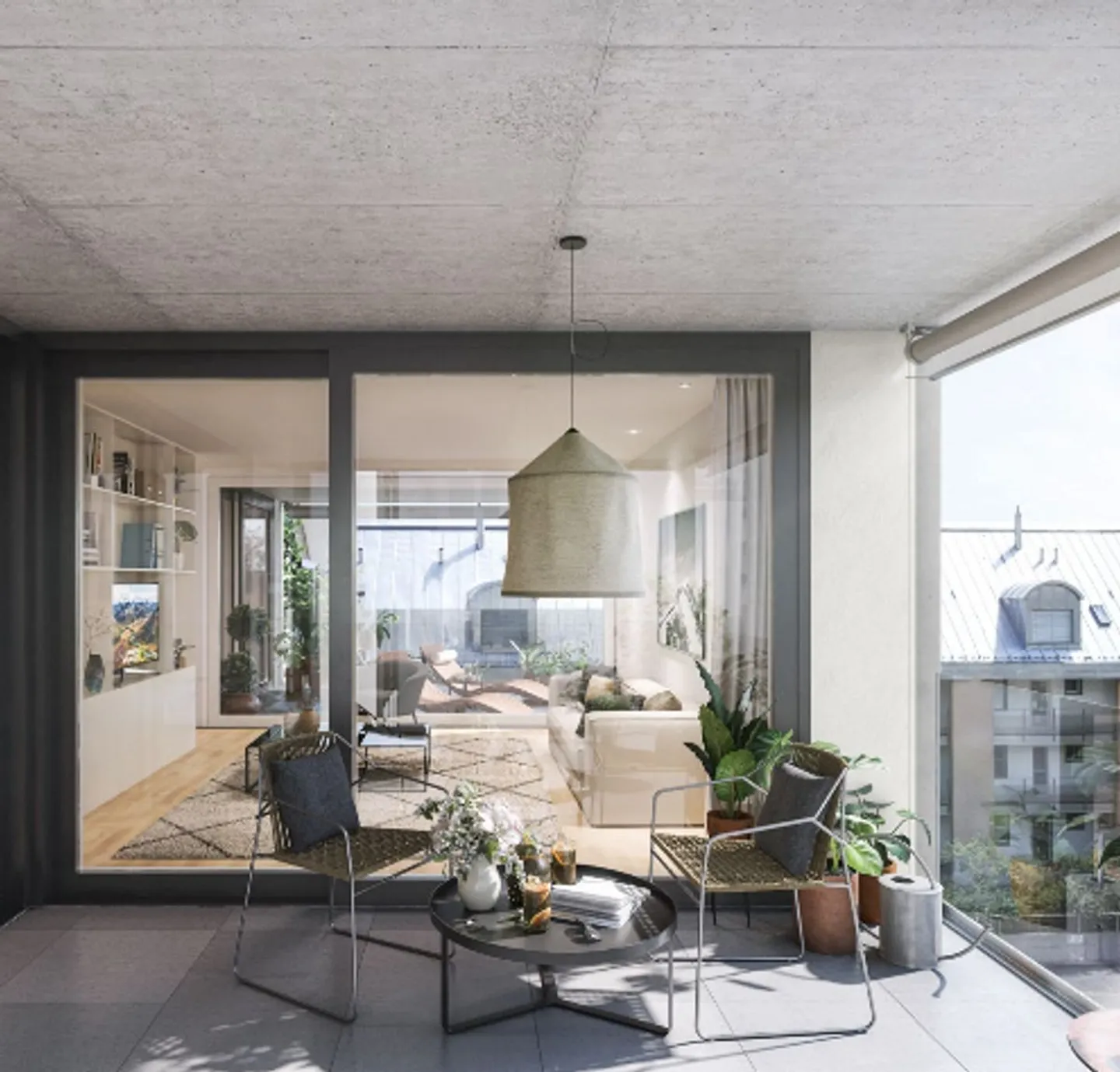 Première occupation ! Appartement exclusif de 3,5 pièces avec deux balcons à Thalwil - Photo 1 sur 10