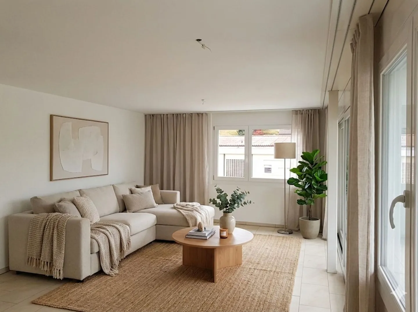 Modern 3.5-room apartment with spacious balcony - centrally located by the train station - Photo 2 of 7