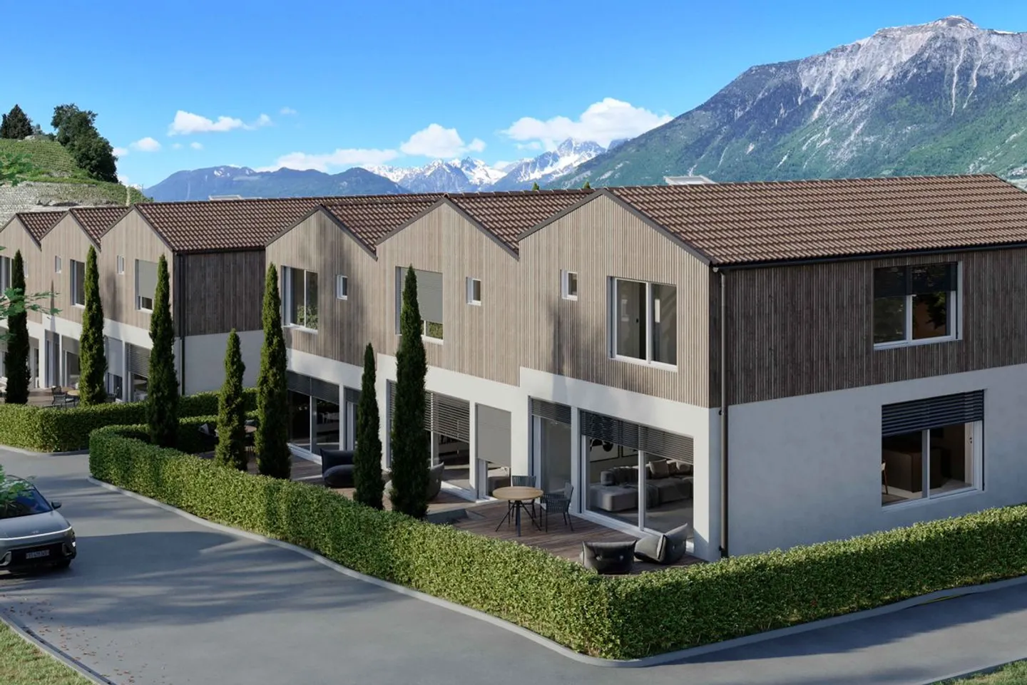 Villa di lusso nuova - adiacente in gable - In vendita su piano - Foto 1 di 6