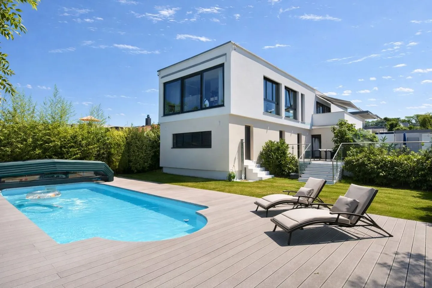 Contemporary villa with pool and lake view - Photo 1 of 13