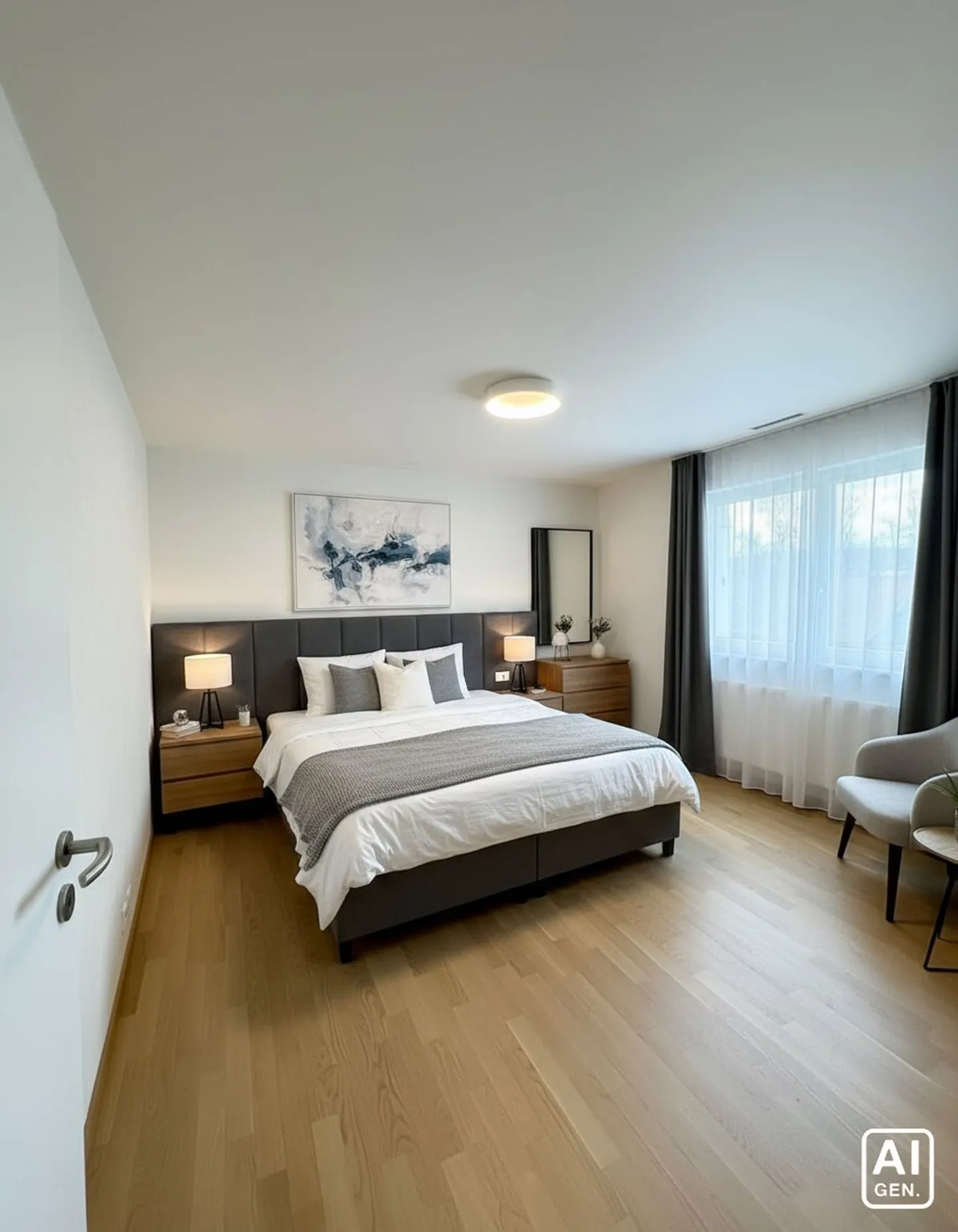 Appartement moderne avec vue sur les Alpes - Photo 2 sur 13