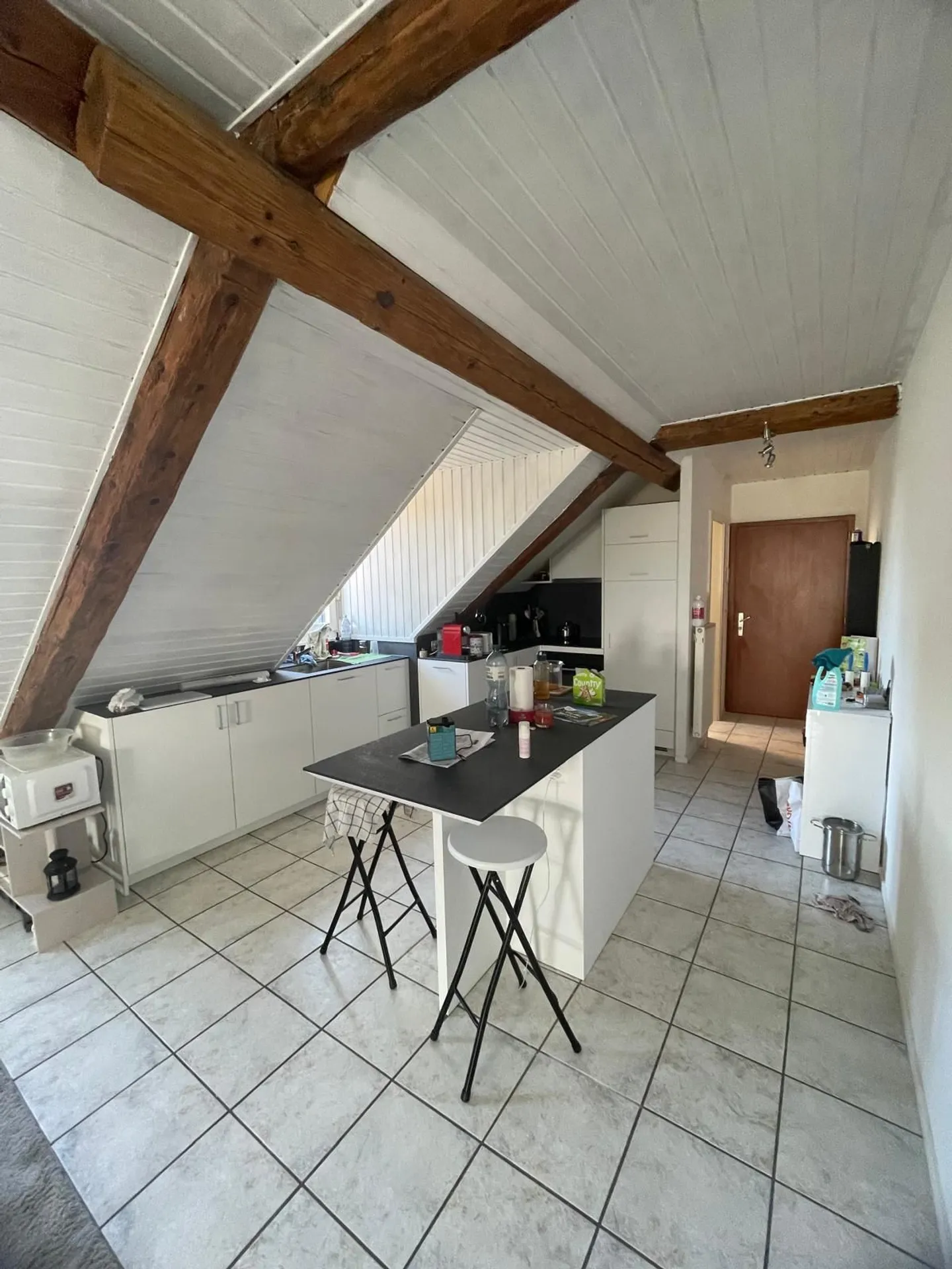 Appartement sous les toits rénové, charme et confort à Semsales - Photo 7 sur 9