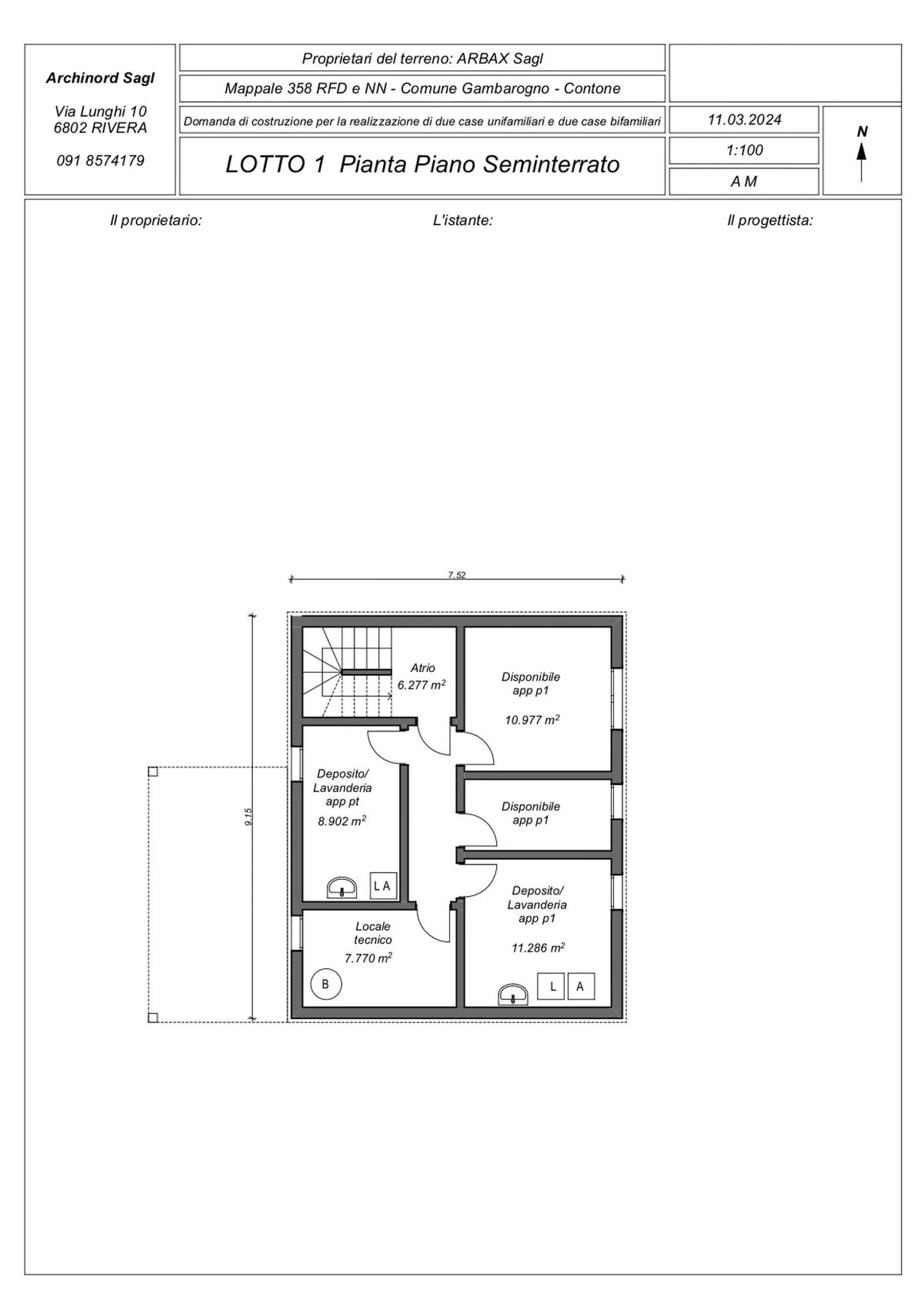 NUOVA COSTRUZIONE - Casa bifamiliare a Contone - Foto 4 di 10
