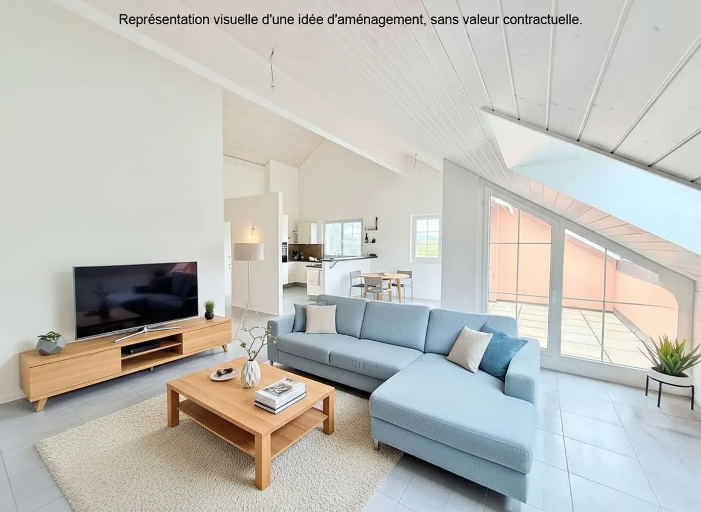 Appartement 4.5 pièces lumineux à Aclens, proche de Lausanne et Morges - Foto 2 von 13