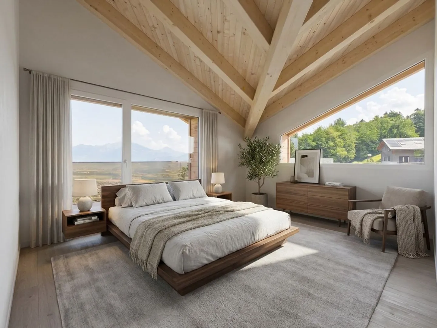 Chalet A Choëx - Chalet neuf avec terrasse et aménagement modulable - Photo 4 sur 7