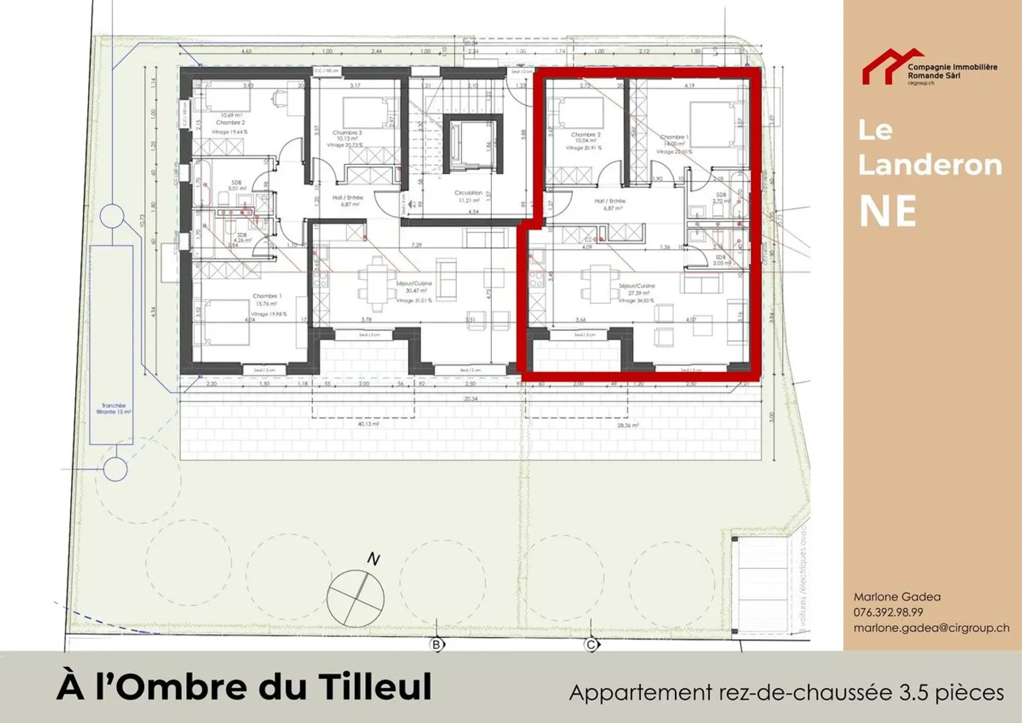 In the Shade of the Linden Tree - New promotion of 7 exceptional apartments in the heart of Landeron - Photo 6 of 6