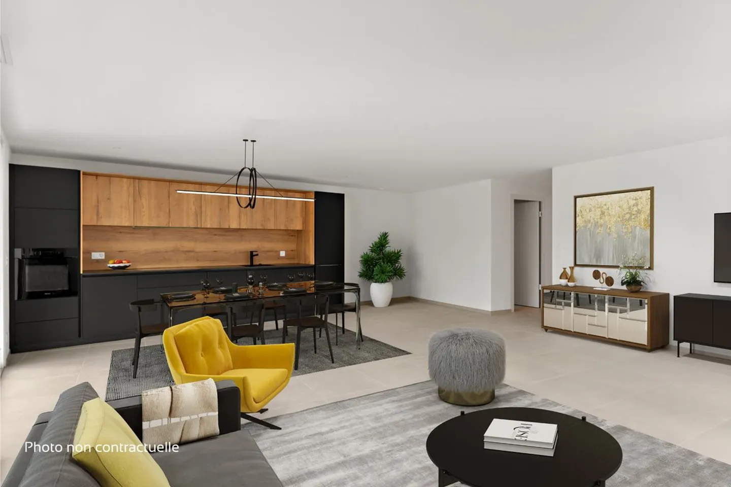 Hochwertige Wohnung mit Terrasse in Neuchâtel - Foto 2 von 7
