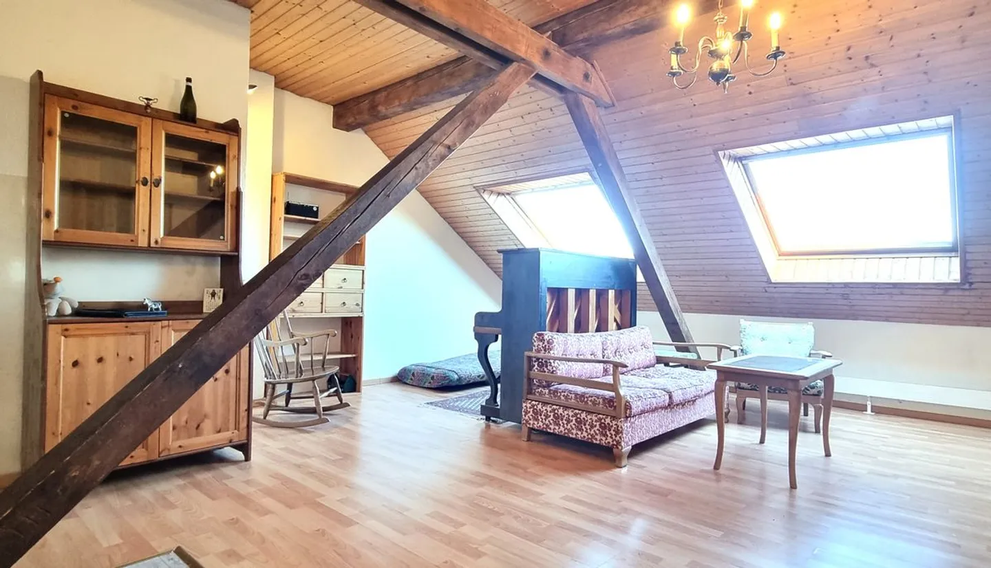 Appartement sous les combles lumineux avec poutres apparentes - Photo 4 sur 13