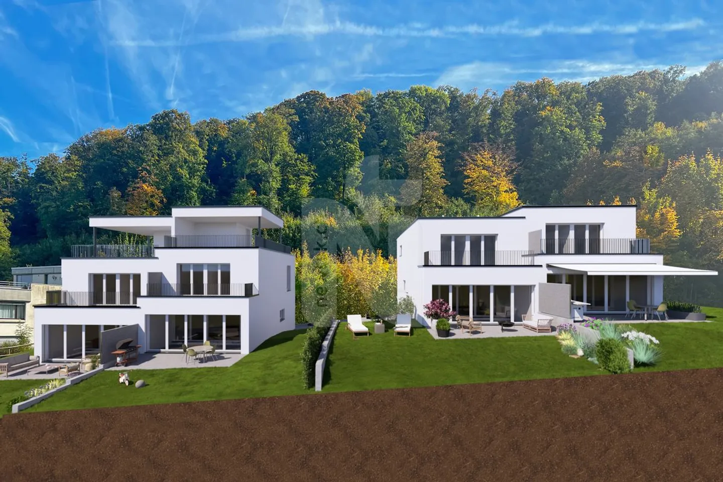 Neubau - Doppeleinfamilienhaus mit grosszügigem Grundstück in Pratteln - Foto 6 von 6