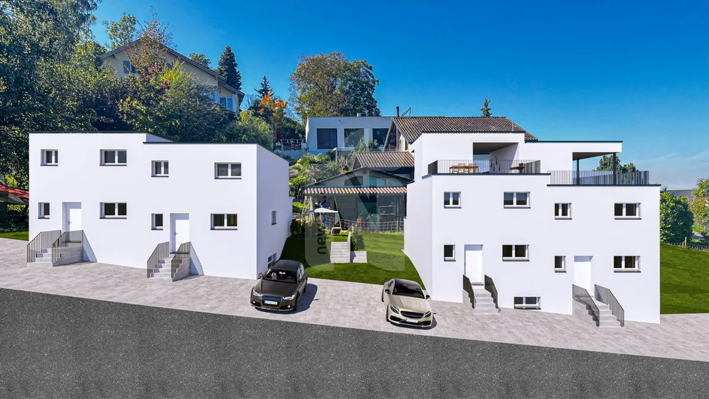 Neubau - Doppeleinfamilienhaus mit grosszügigem Grundstück in Pratteln - Foto 5 von 6