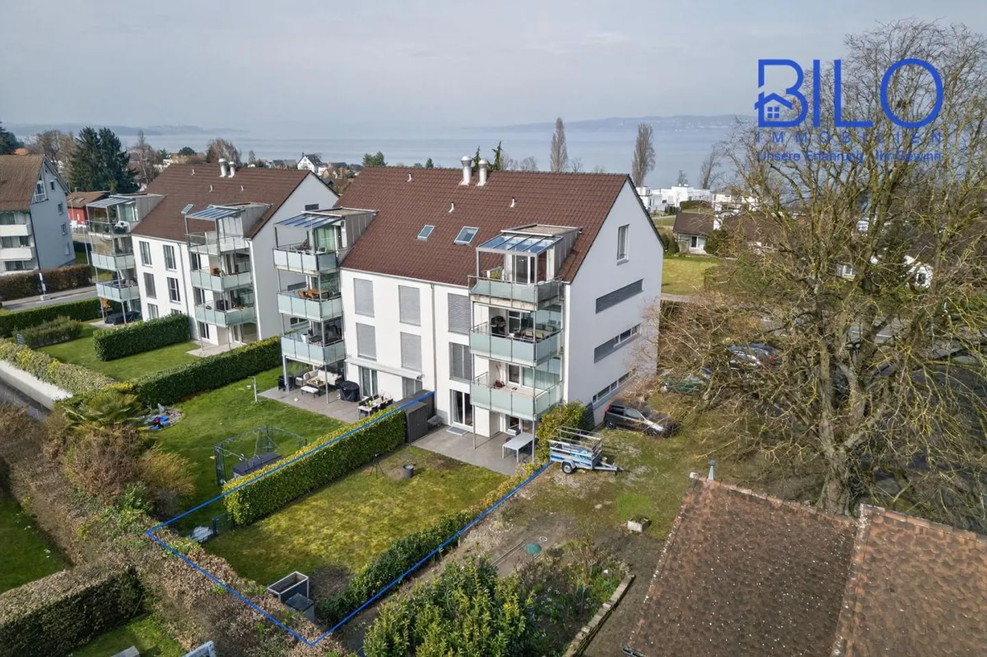 Moderne Gartenwohnung Nähe See - Foto 1 von 13