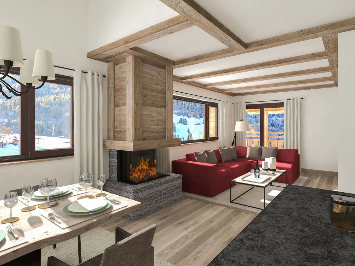 5.5 Zimmerwohnung Maisonette im Dachgeschoss im Haus Madrisa Alpenblick - Foto 5 von 13