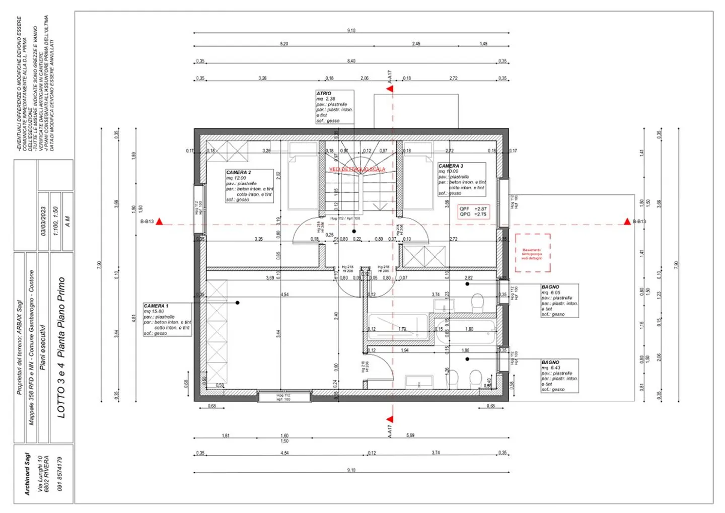 NUOVA COSTRUZIONE - Villetta Moderna Monofamiliare a Contone - Foto 3 di 11