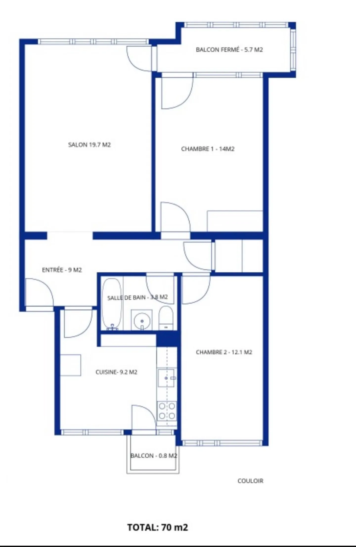 Appartamento 3.5 locali in affitto a Boudry Disponibile dal 1° settembre - Foto 6 di 6