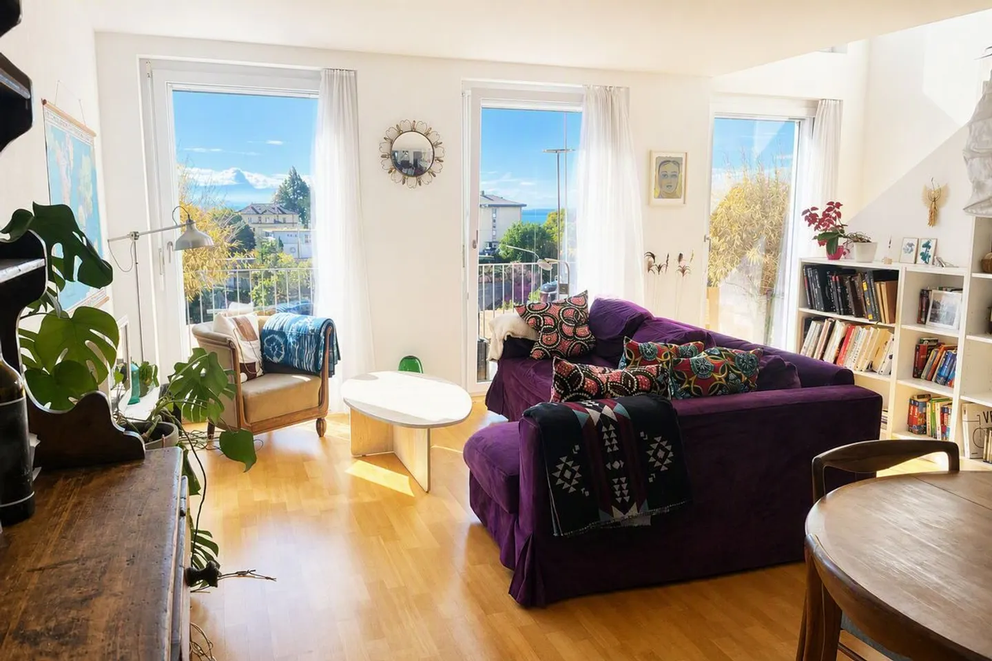Duplex-Wohnung mit malerischer Aussicht in Neuchâtel - Foto 1 von 8