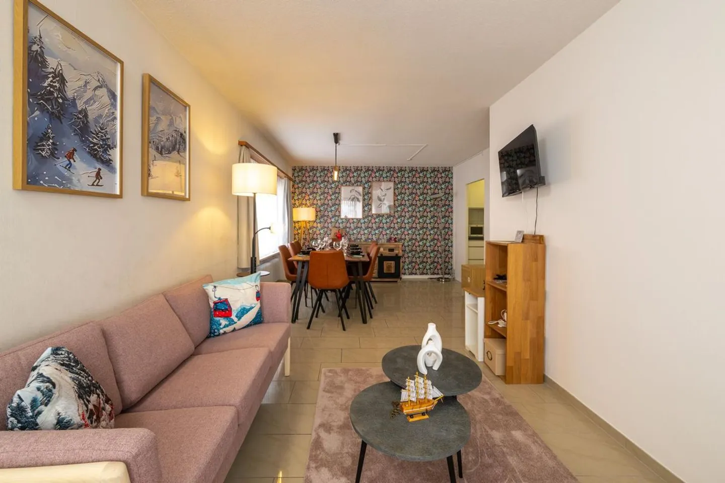 Charming 3.5-Room Apartment for Rent in Sankt Moritz, WINTER SEASON  - Foto 6 di 11
