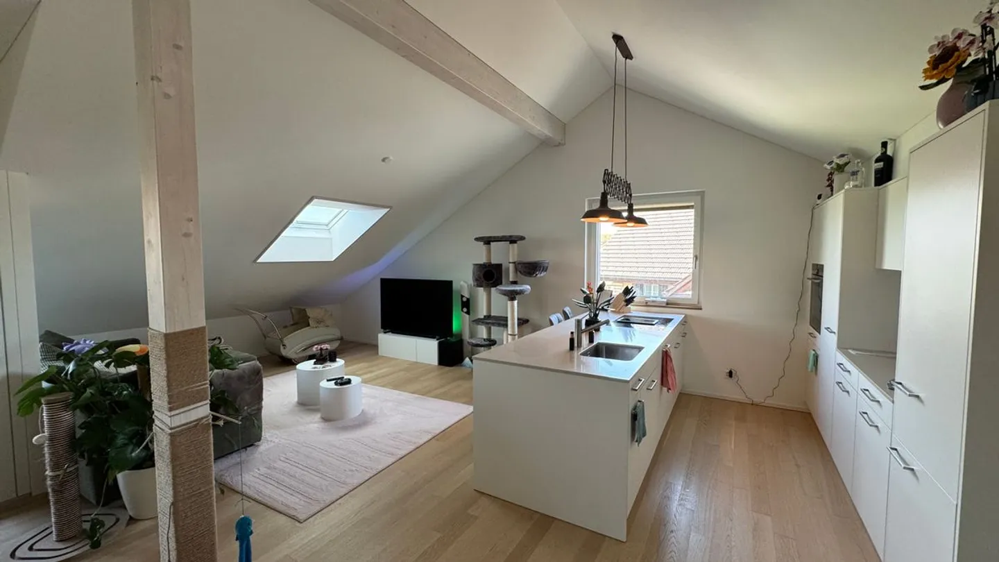 Moderne Attikawohnung in Ermensee - Foto 3 von 7