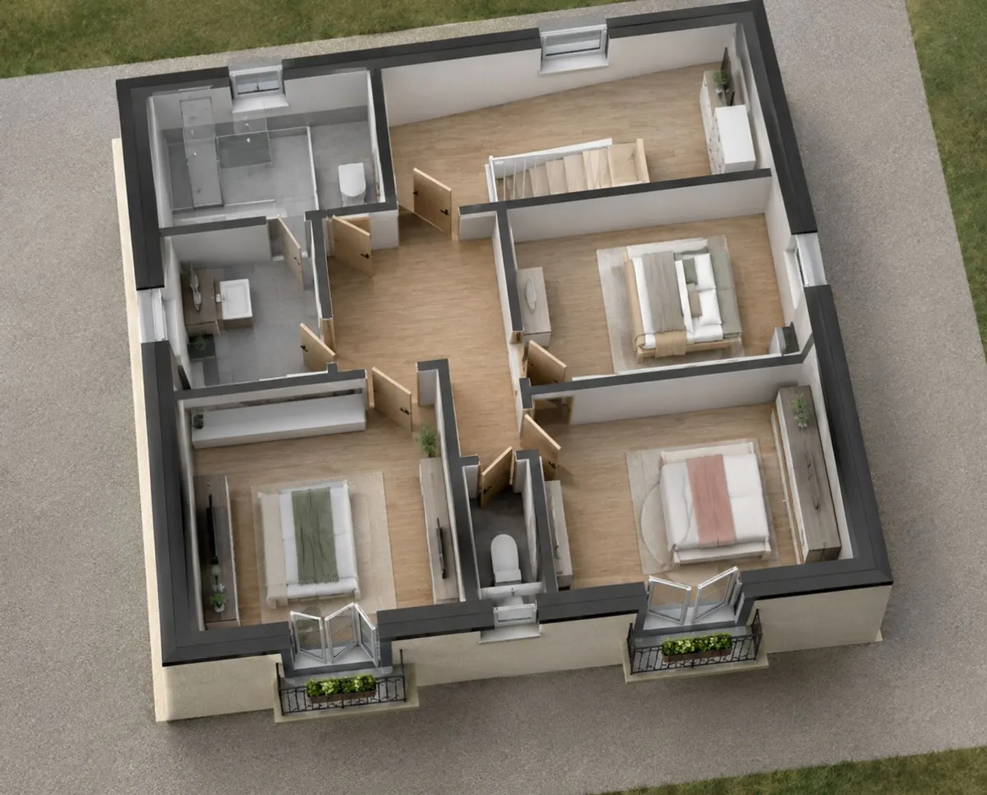 Casa indipendente spaziosa di 4.5 stanze a Bassins - Foto 3 di 5