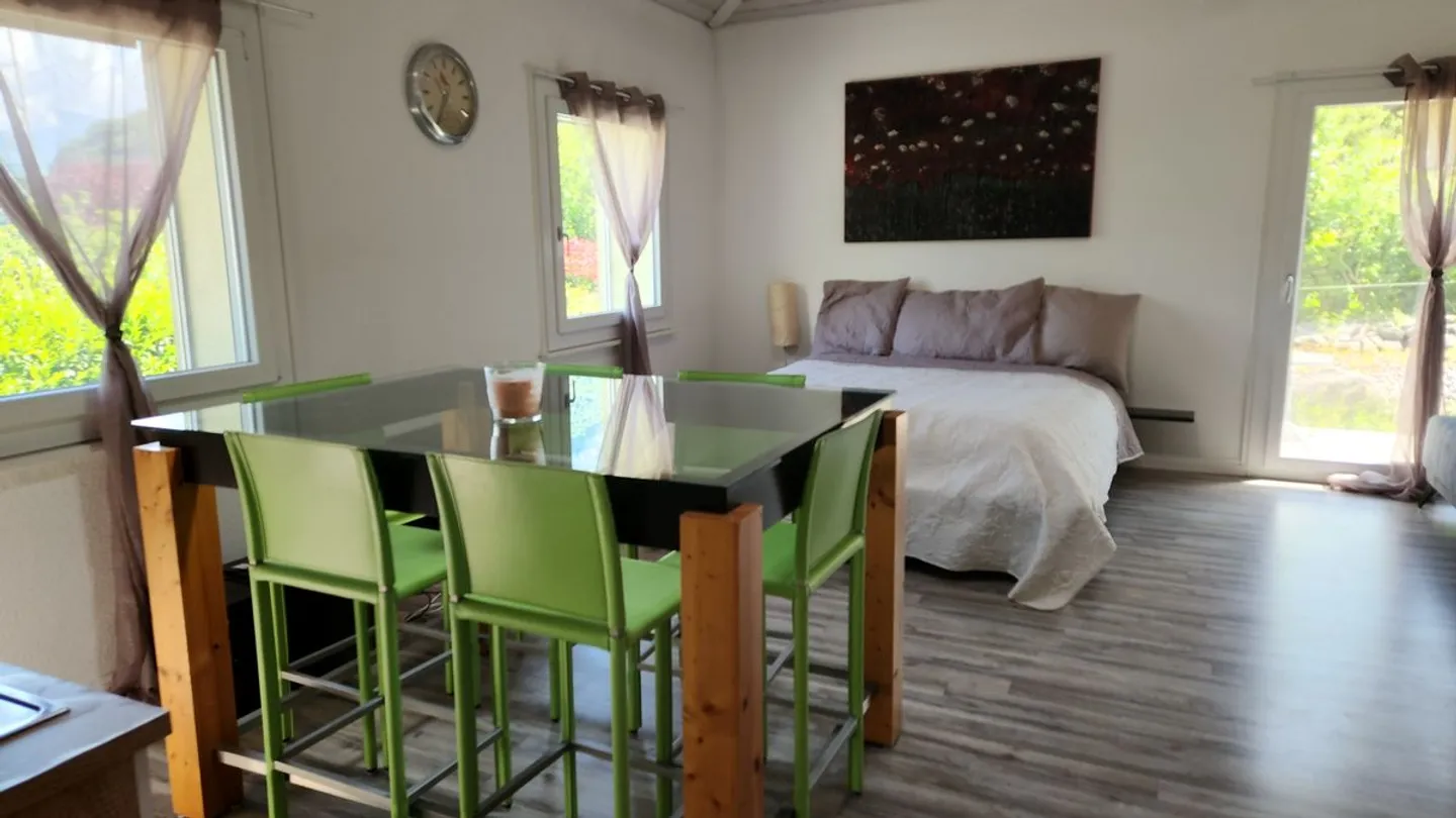 Loft de 35 m2 à louer avec vue à Saint-Maurice, CH - Photo 1 of 5