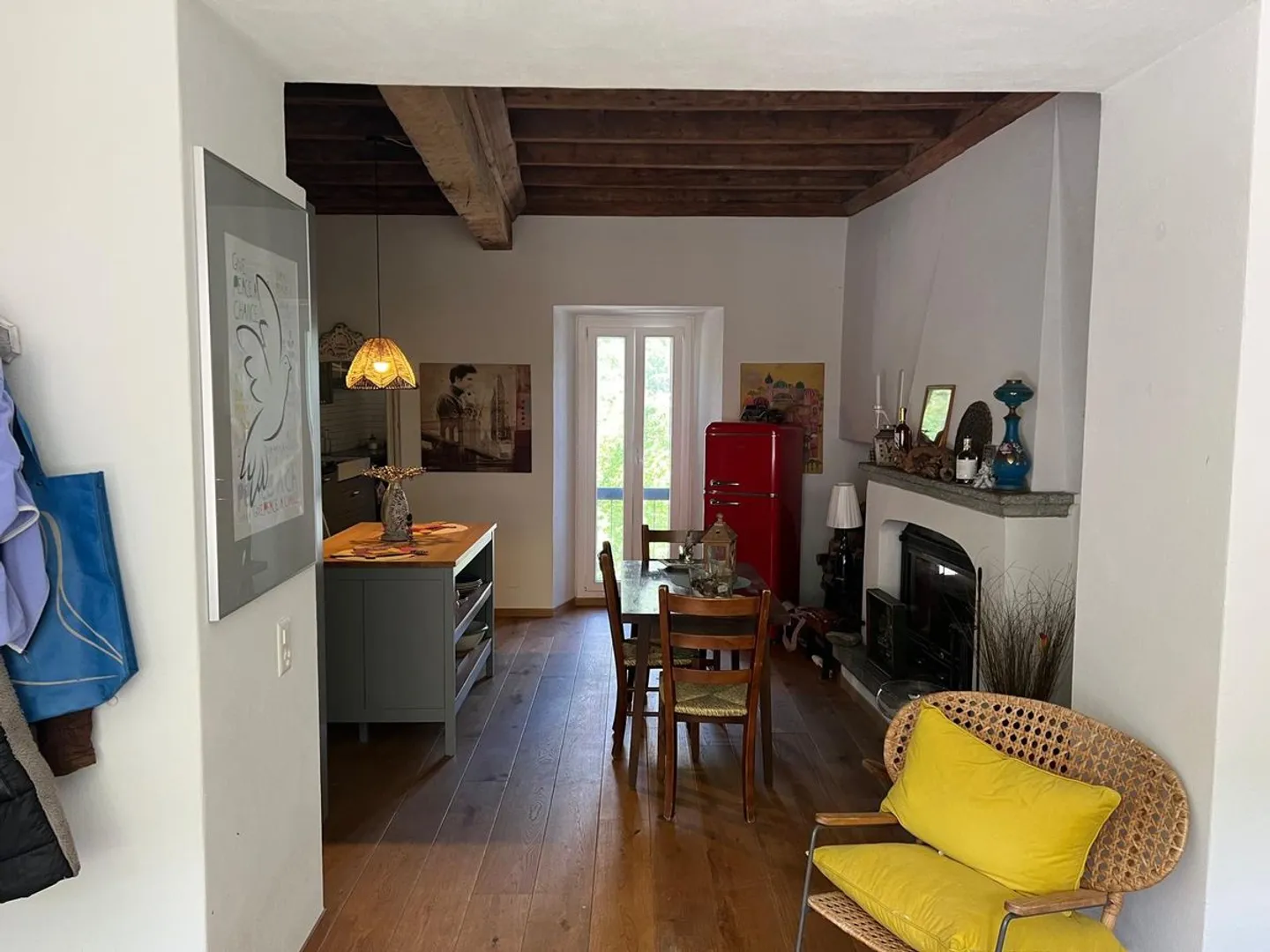 Wohnung mit Aussicht und Kamin in Golino, 2,5 Zimmer - Foto 3 von 10