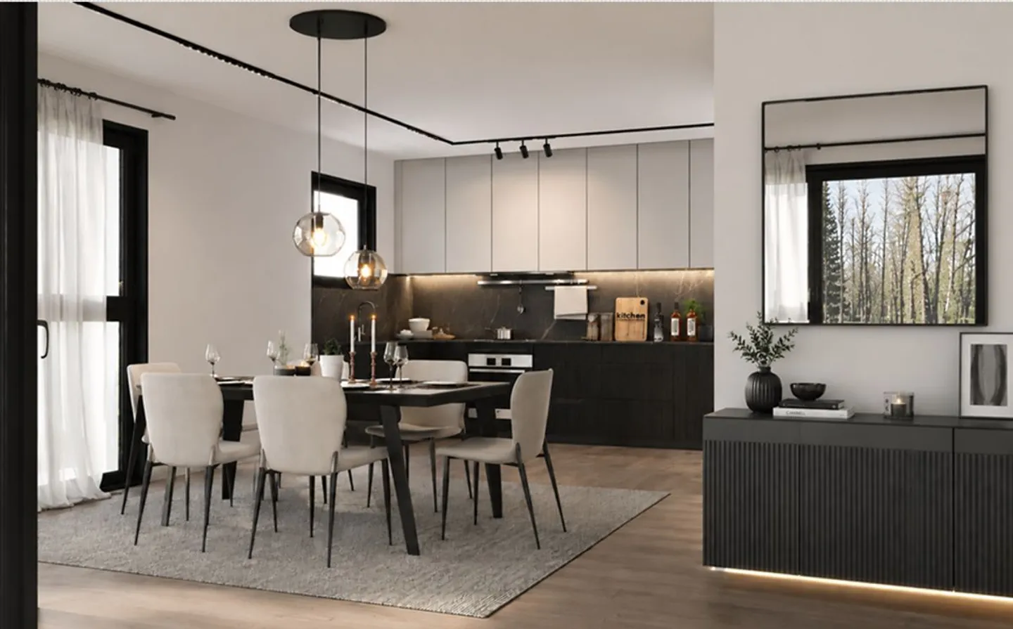 Geräumige 5-Zimmer-Wohnung im obersten Stockwerk im Herzen von Meyrin - Foto 2 von 5