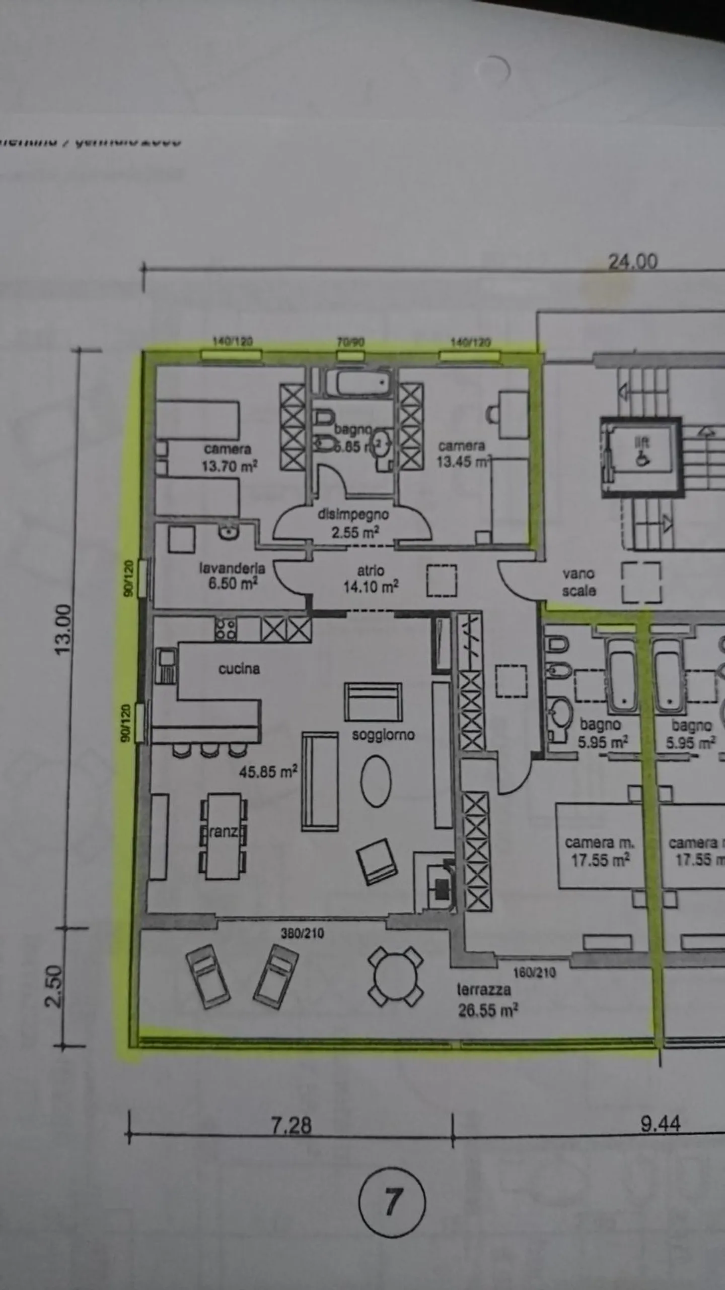 Penthouse mit 4,5 Zimmern und Aussicht in Monte Carasso - Foto 11 von 12