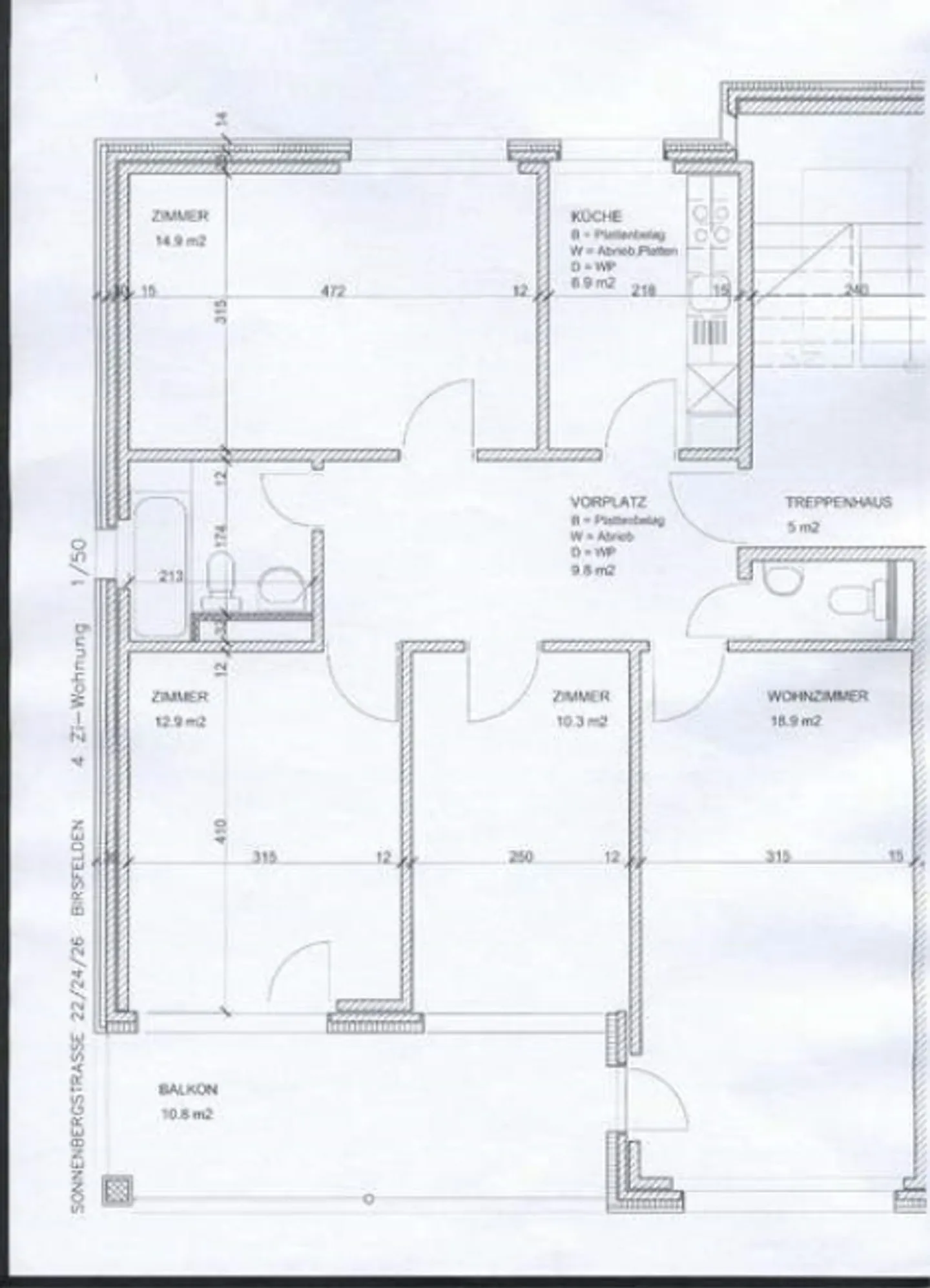 Formazione di una colocation in un appartamento di 4 stanze - Foto 7 di 7