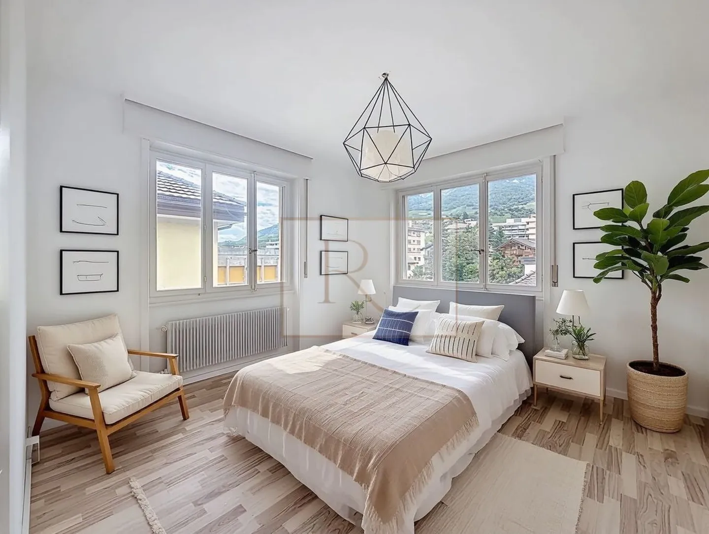 Bel Appartement de 3.5 pièces avec Vue Panoramique à Sierre - Photo 4 of 6