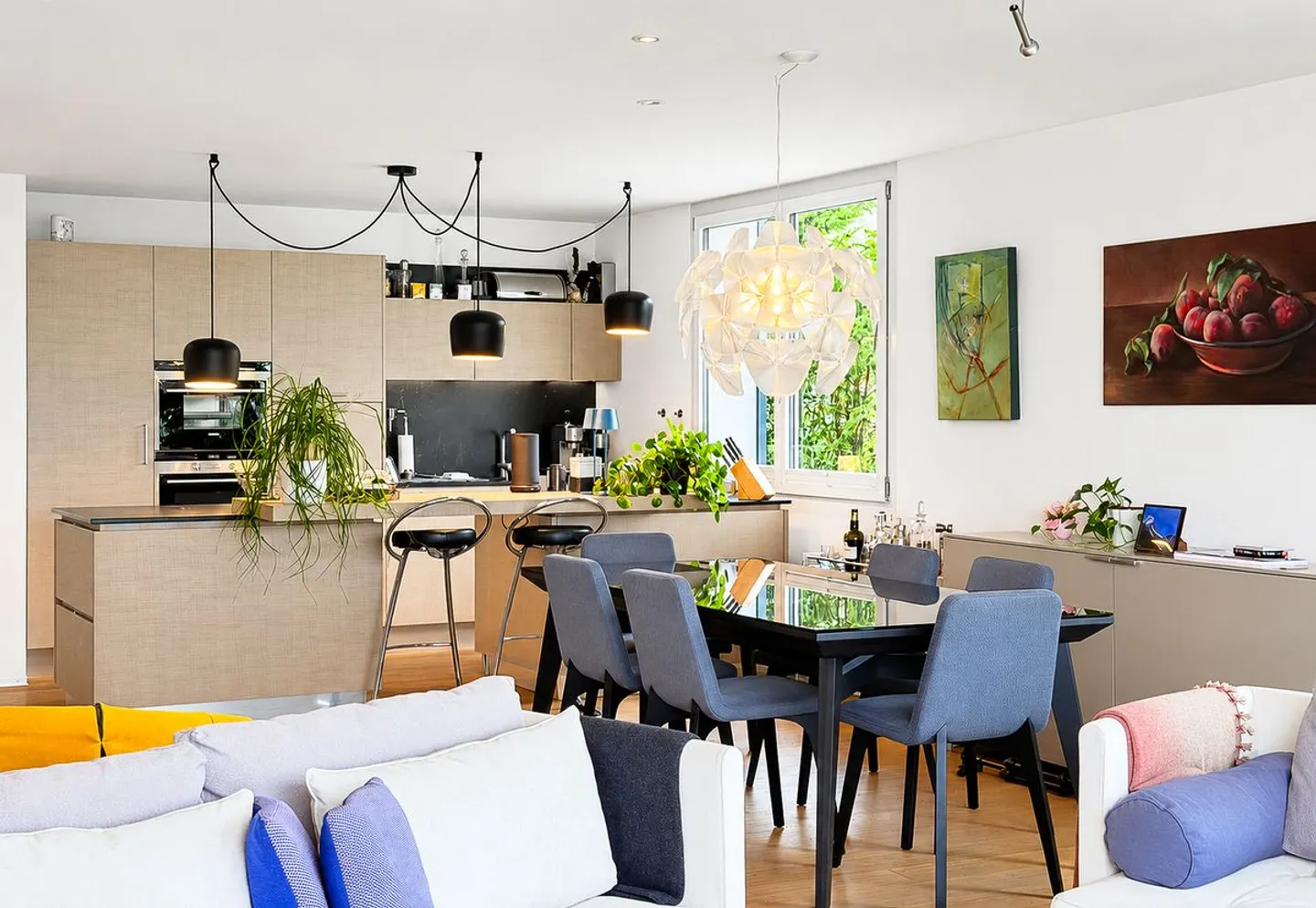 Die Eleganz eines prächtigen Duplex mit Aussicht - Foto 5 von 13