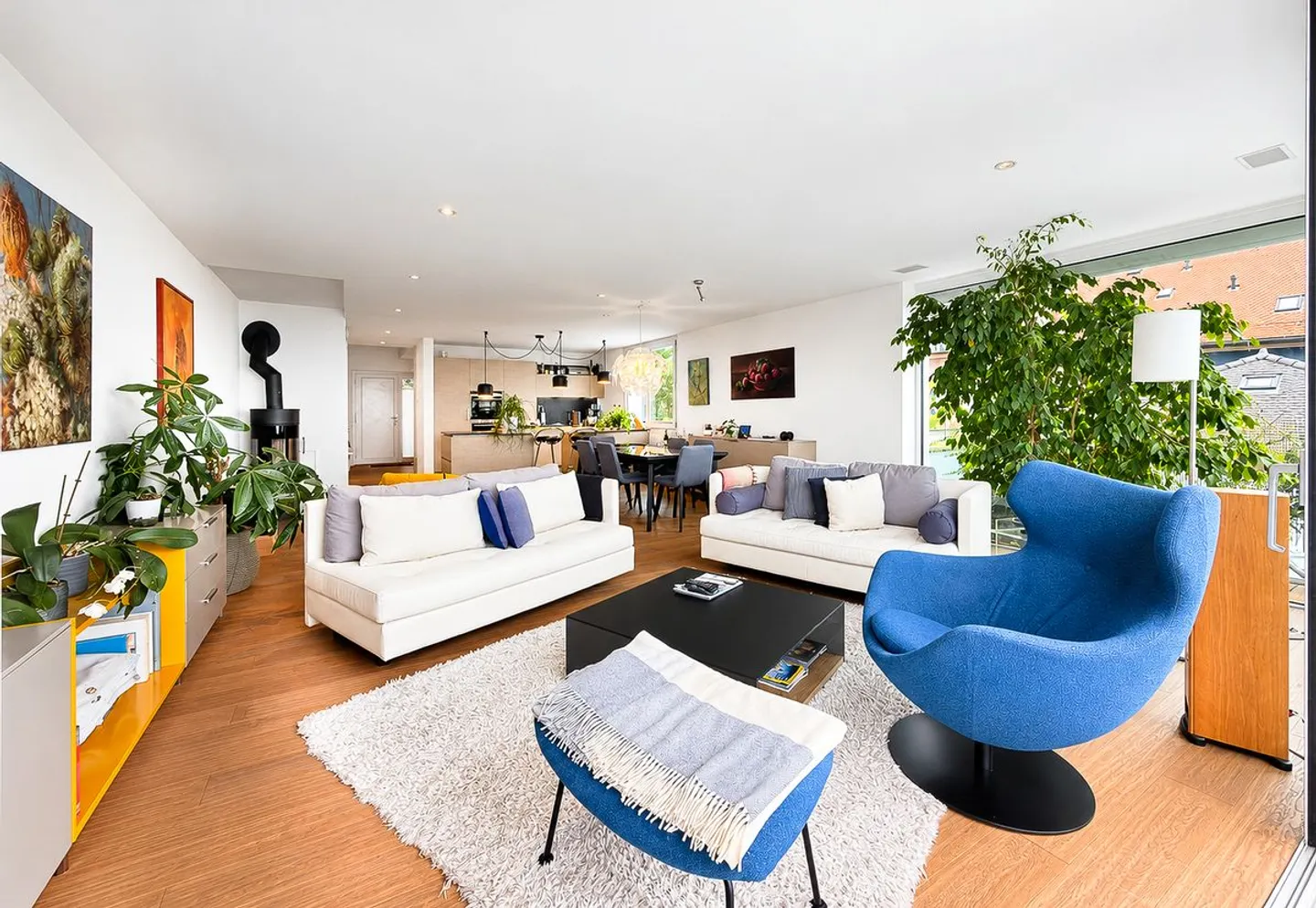 Die Eleganz eines prächtigen Duplex mit Aussicht - Foto 4 von 13