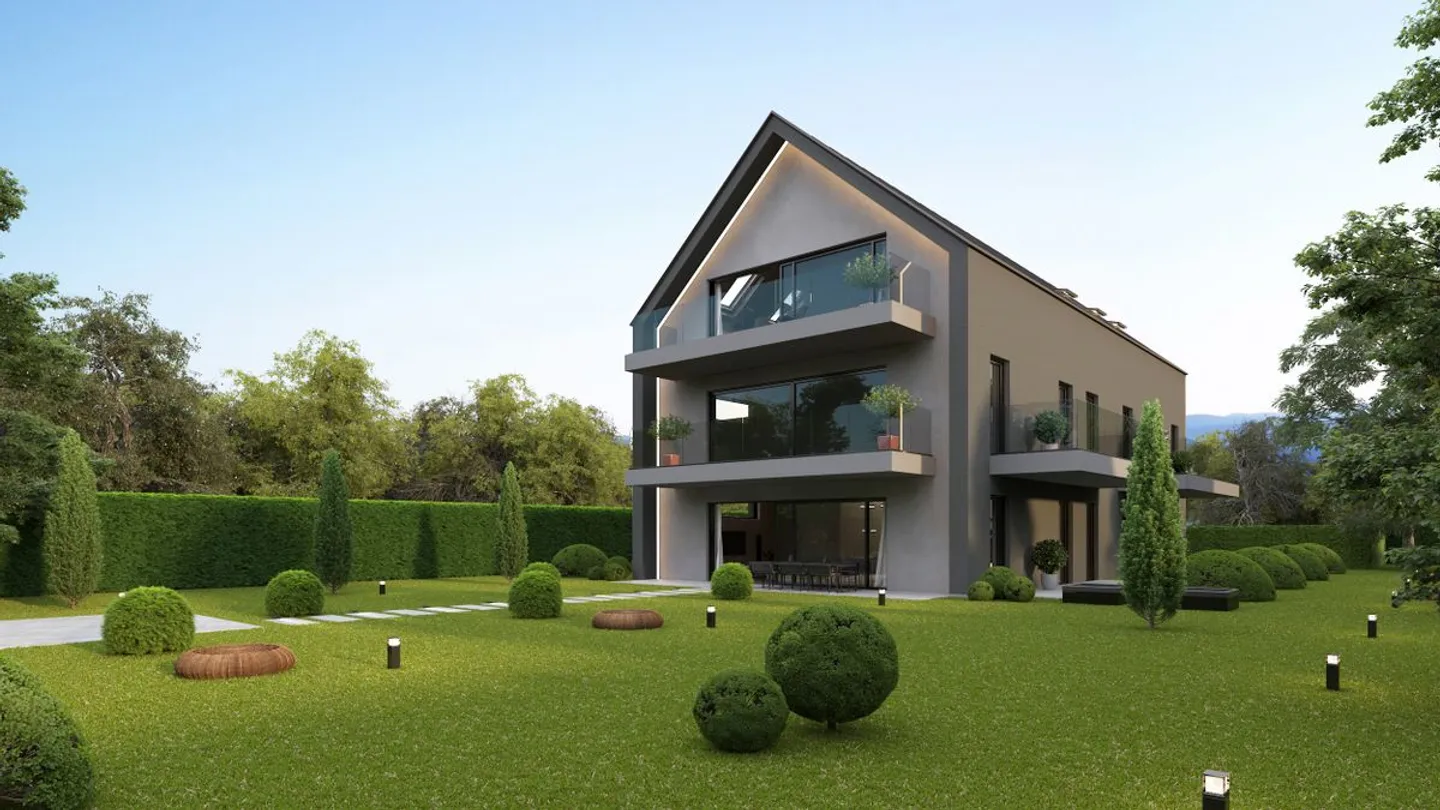 Splendide attique de 5.5 pièces avec grande hauteur sous plafonds et balcons - Foto 1 di 4