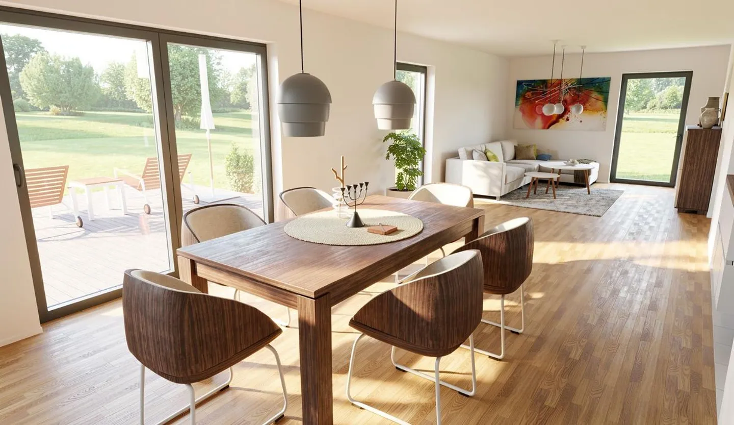 Villa de 5,5 pièces en ossature bois dans un cadre calme - Foto 4 di 8