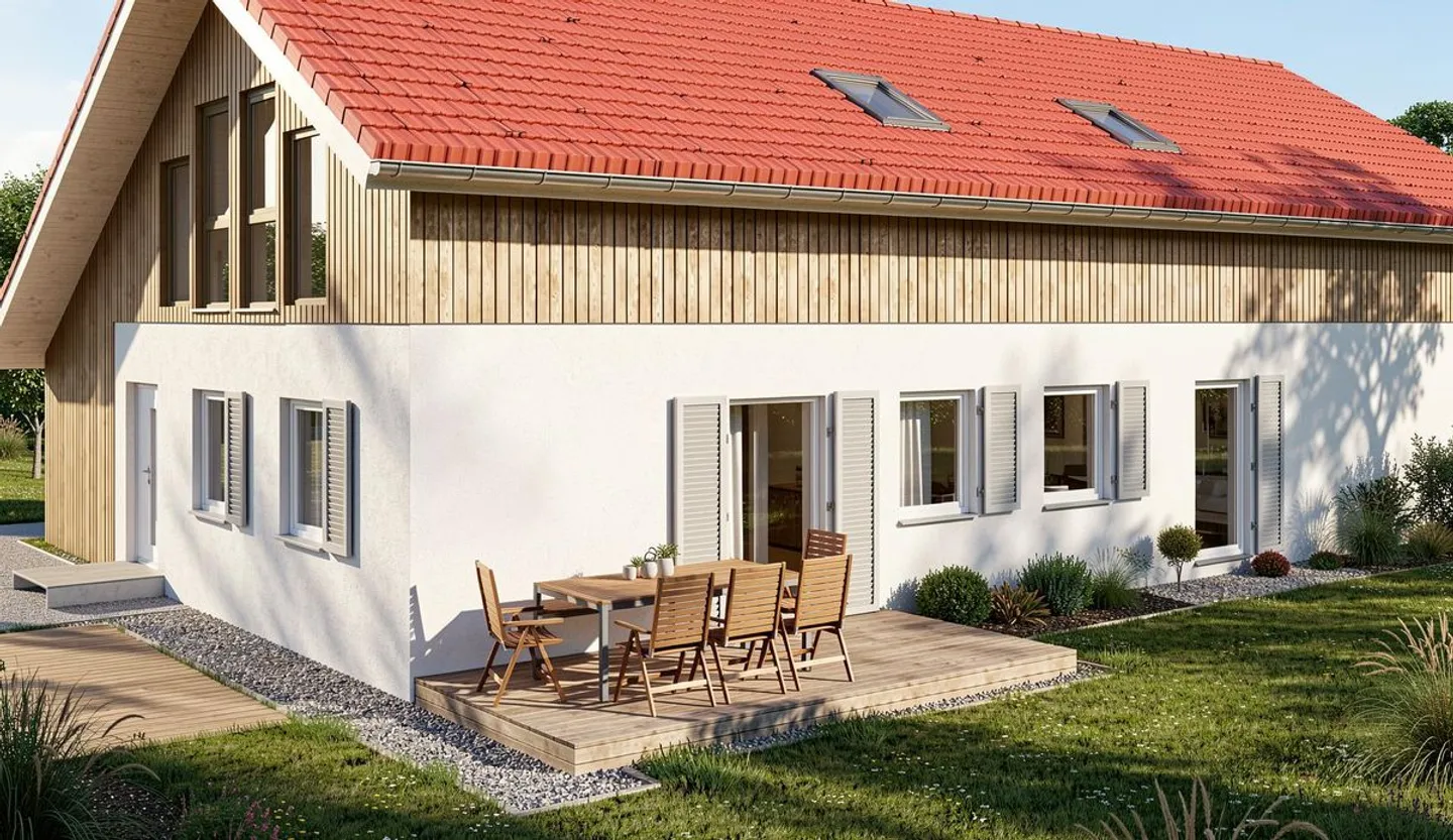 Villa bifamiliare di 3,5 locali con possibilità di stalla per 3 cavalli - Foto 4 di 8