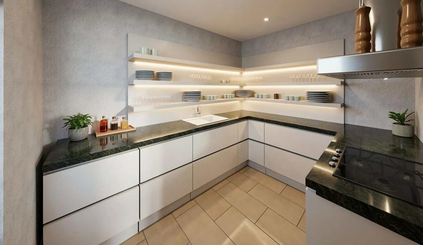 BAUGENEHMIGUNG IN KRAFT - Zwei Villen mit Stall für 3 Pferde auf großem Grundstück - Foto 6 von 13