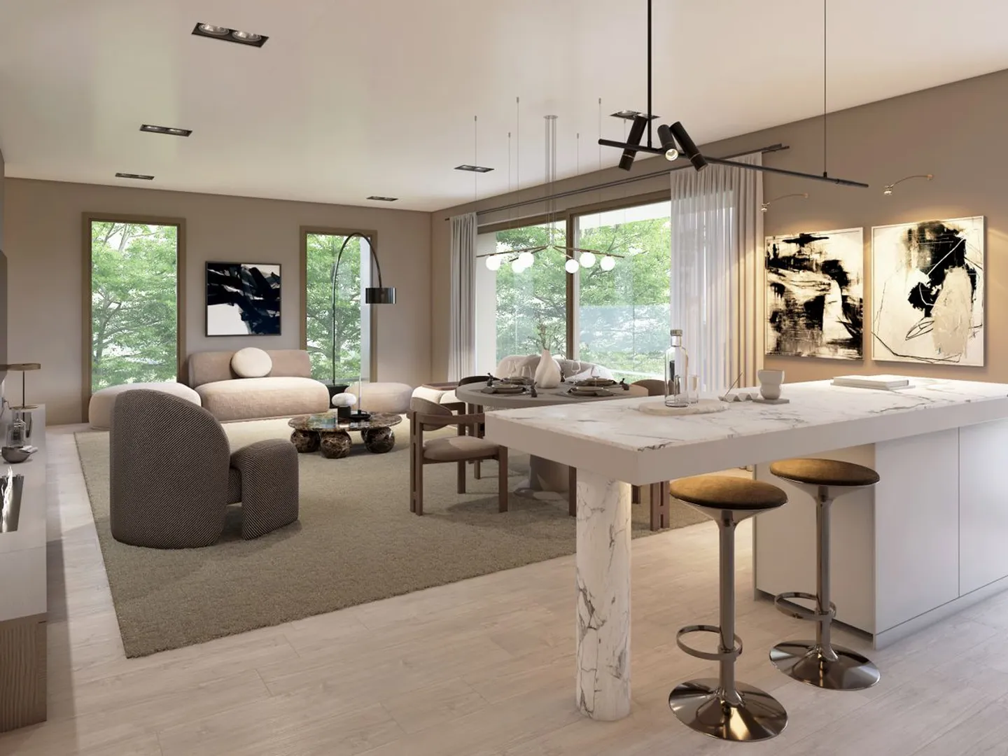 "THE NEST" LOT-3 Appartamento 4.5P con terrazza - Foto 3 di 7