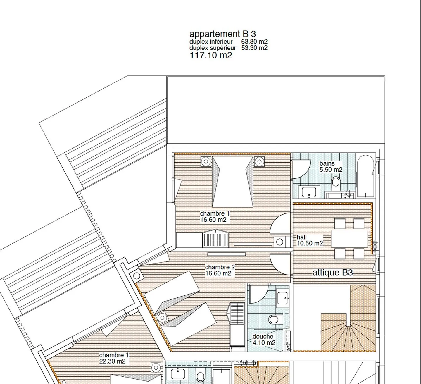 LOT B3 - Magnifico appartamento duplex di 4,5 locali - CANTIERE IN CORSO - Foto 6 di 6