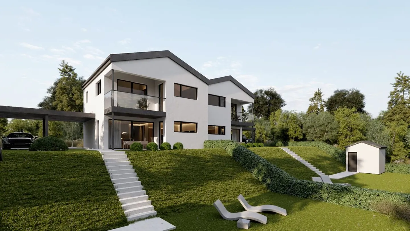 4 Magnifiche ville a schiera in promozione con vista a Ollon - Foto 1 di 9