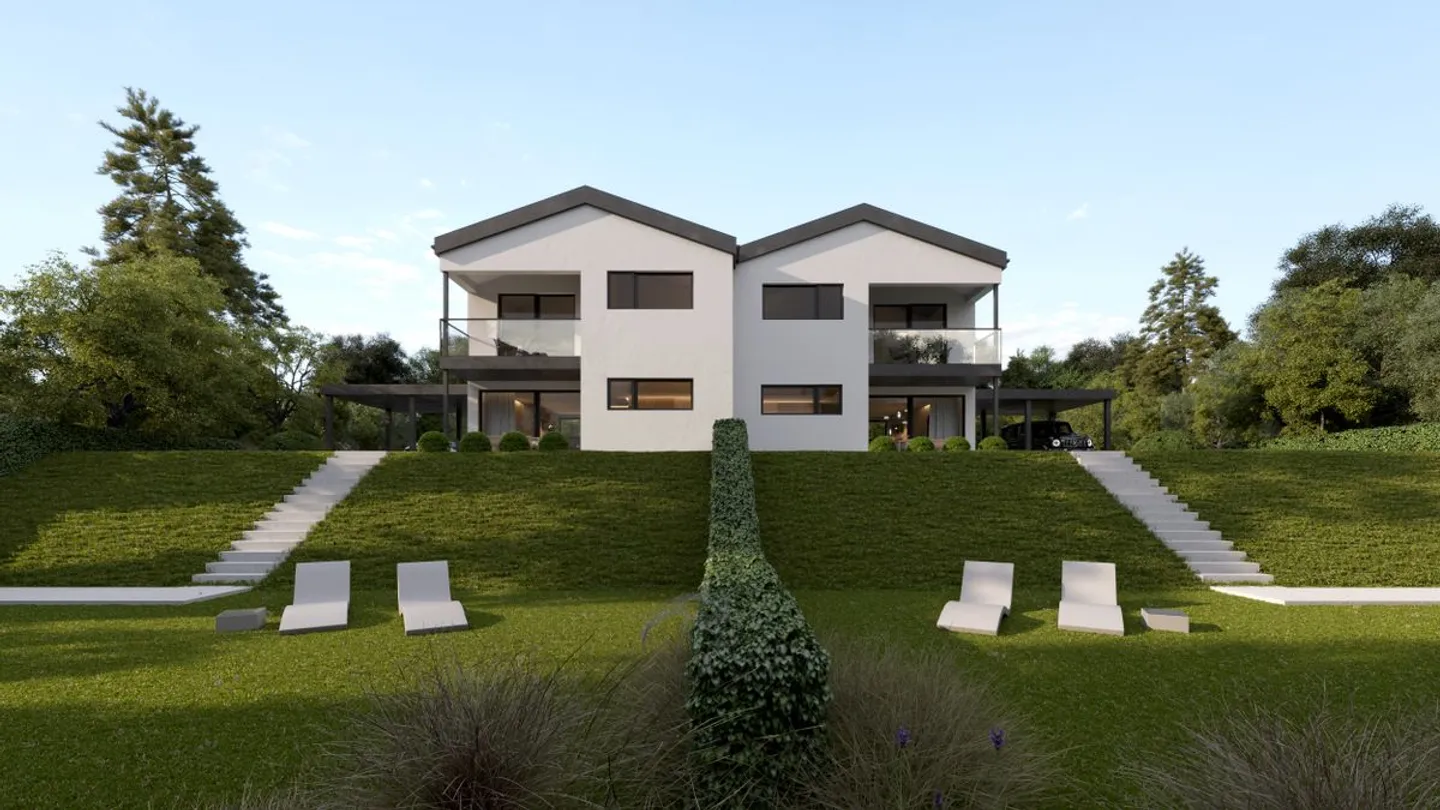 4 Magnifiche ville a schiera in promozione con vista a Ollon - Foto 2 di 9