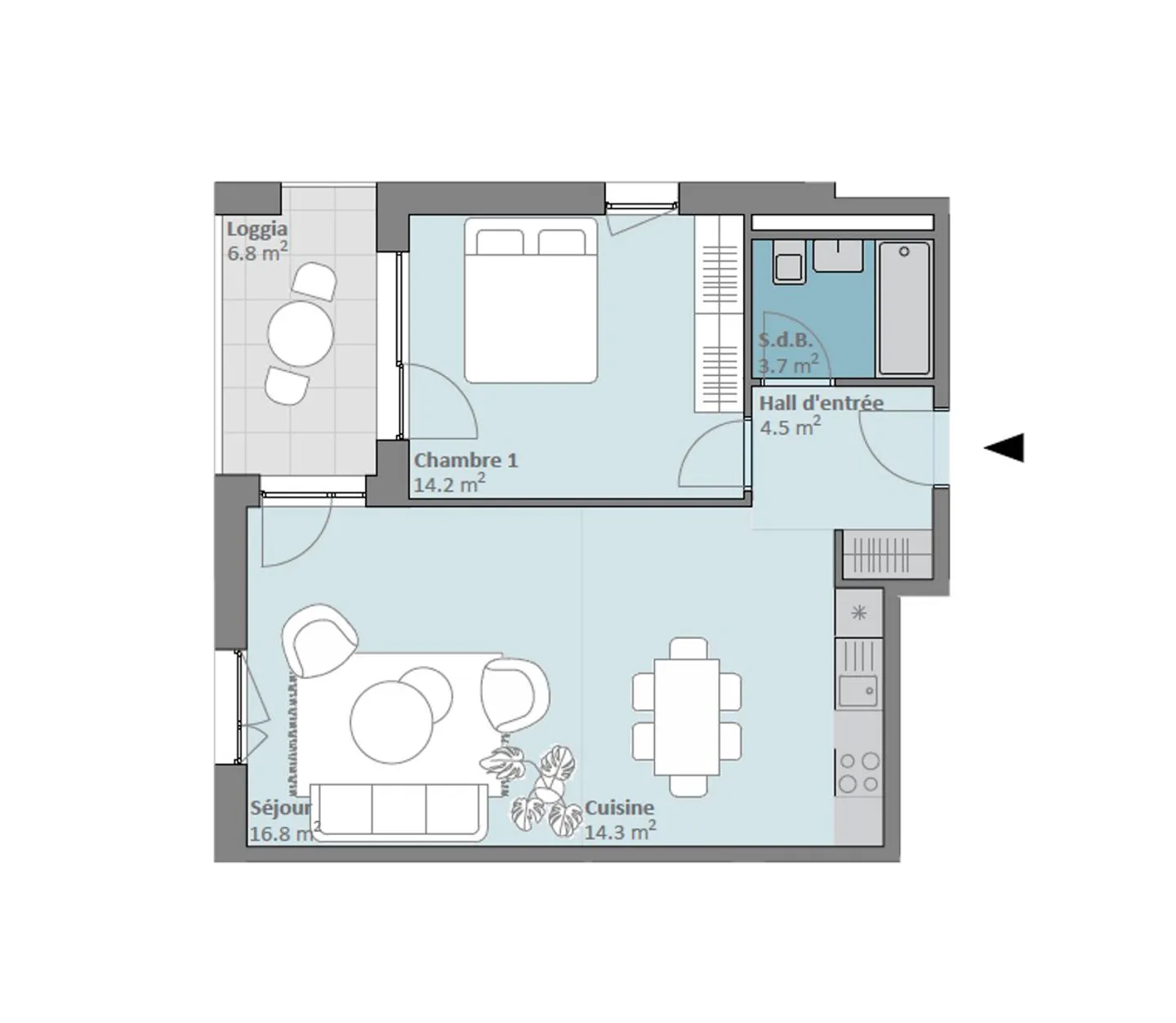 Nouvelle Promotion Prilly Buissonnière - 2,5 PIECES 1ER ETAGE - Photo 13 sur 13