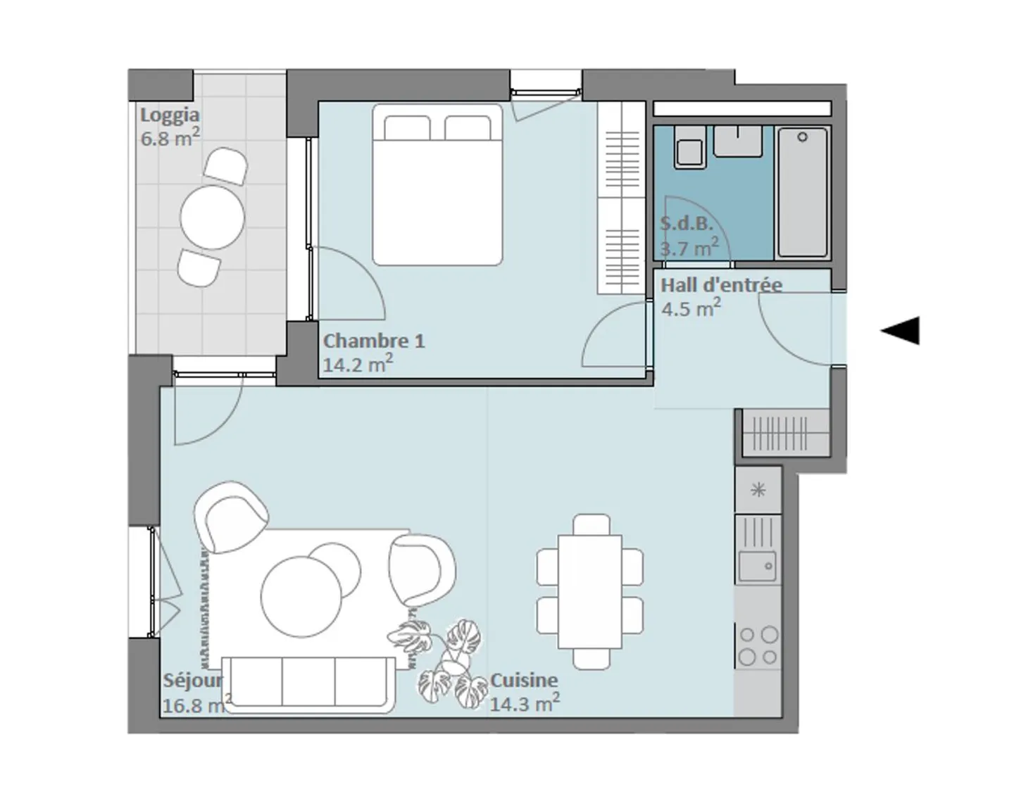 Nouvelle Promotion Prilly Buissonnière - 2,5 PIECES 2EME ETAGE - Photo 10 sur 10