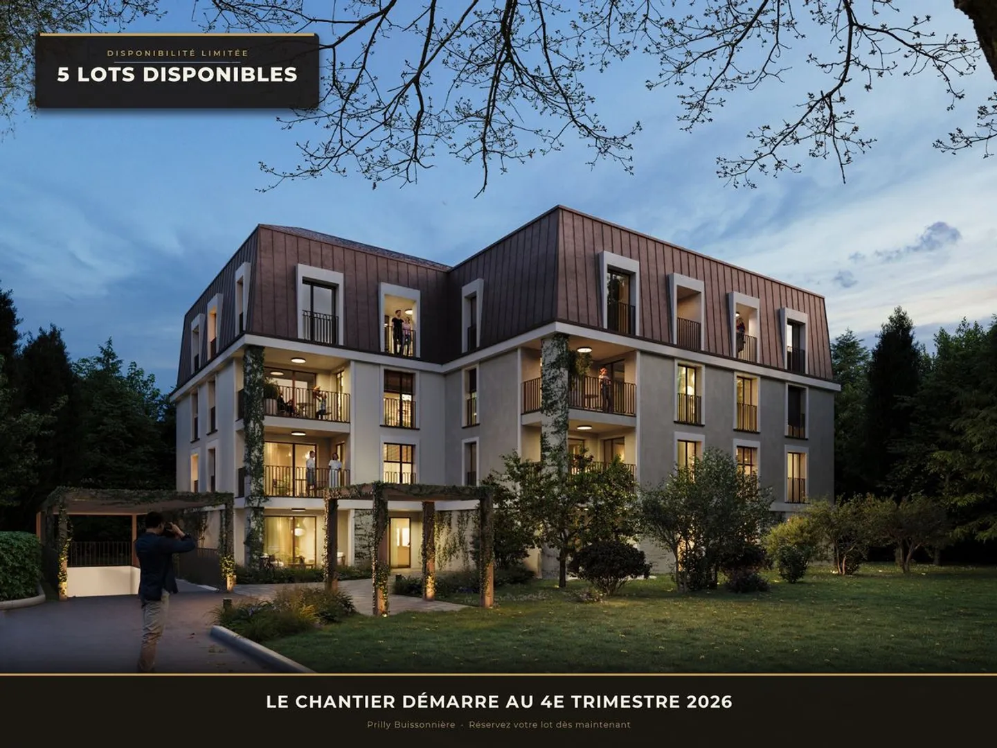 PLUS QUE 5 LOTS DISPONIBLES -  Prilly Buissonnière - 4,5 PIECES REZ-DE-JARDIN - Photo 1 sur 9