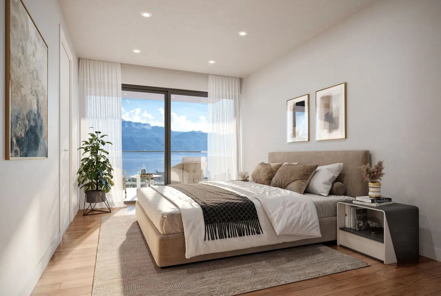 PULLY - PROMOTION EN COURS DE CHANTIER - APPARTEMENT(B.11/REZ SUP) VUE LAC ET LES ALPES - Photo 2 sur 4